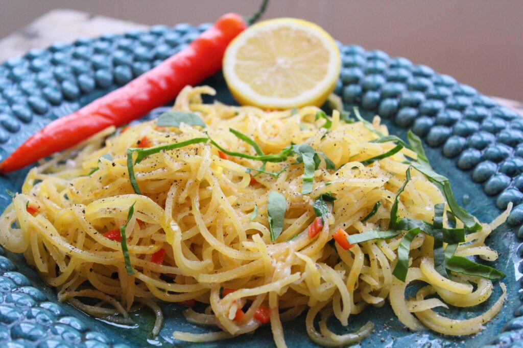 Vegetti med örter & parmesan