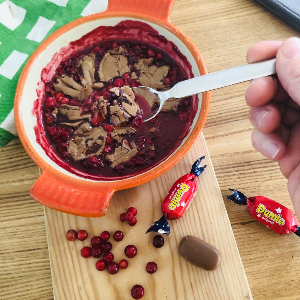 Gratinerade lingon & Dumle