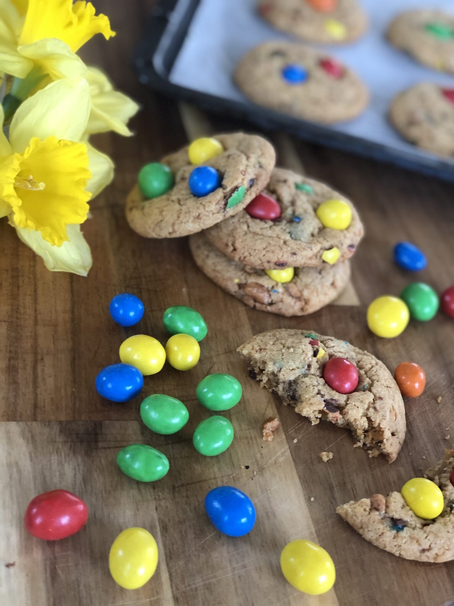 Kakor med M & M´s