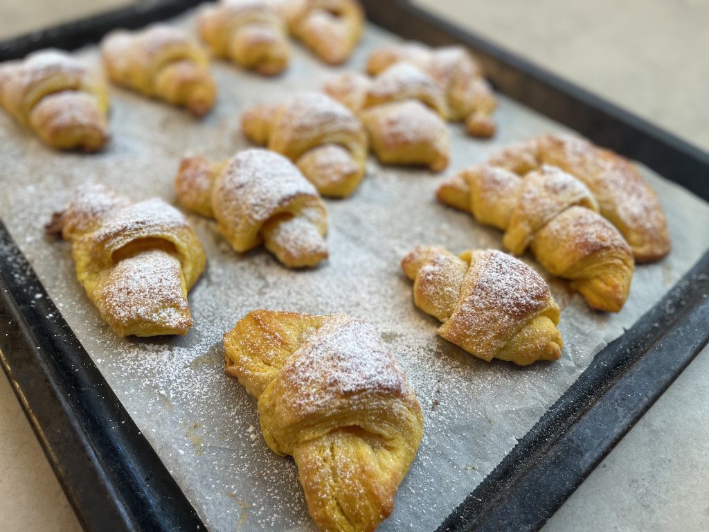 Croissant med saffran