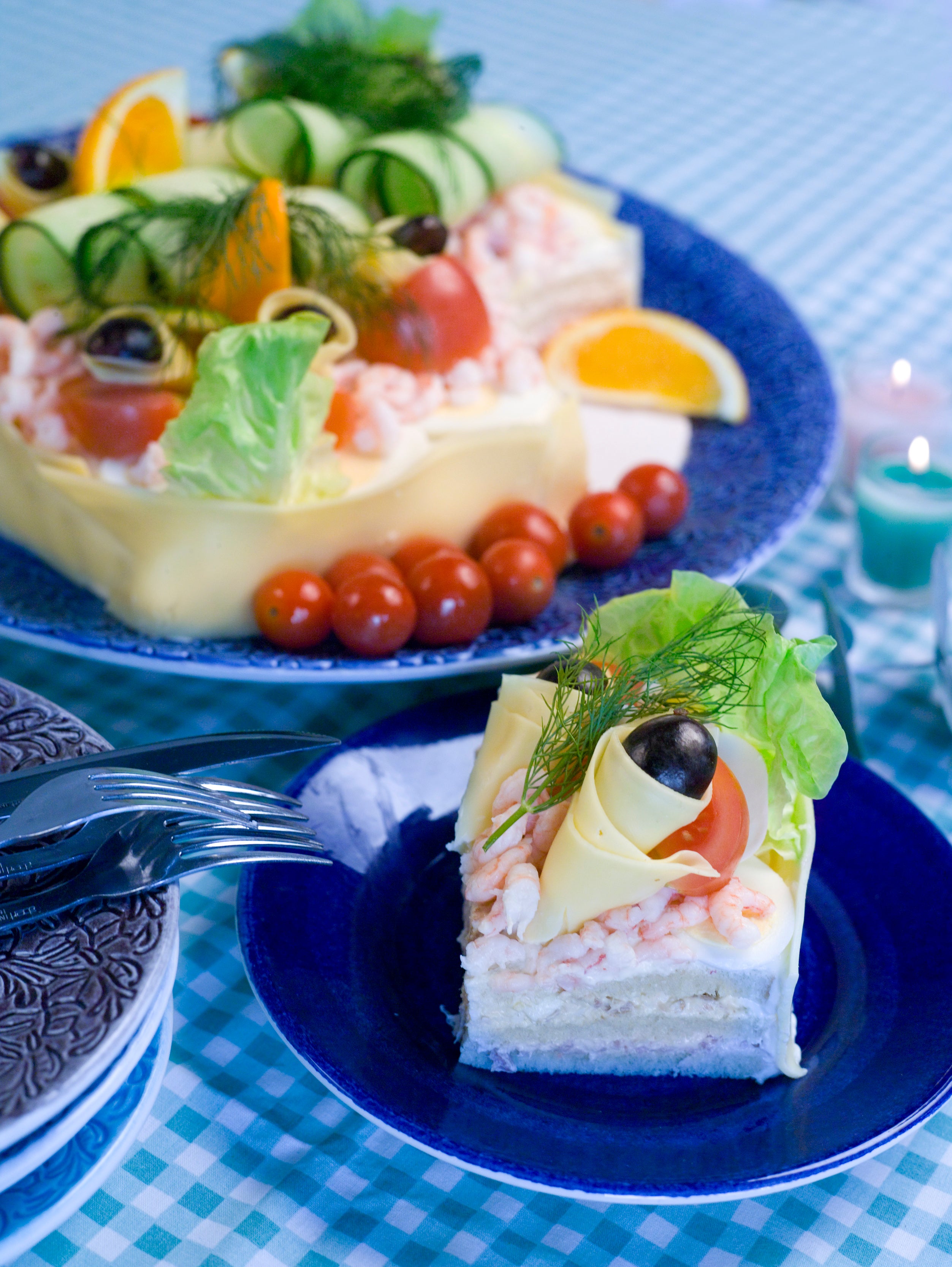 Smörgåstårta 1-portion