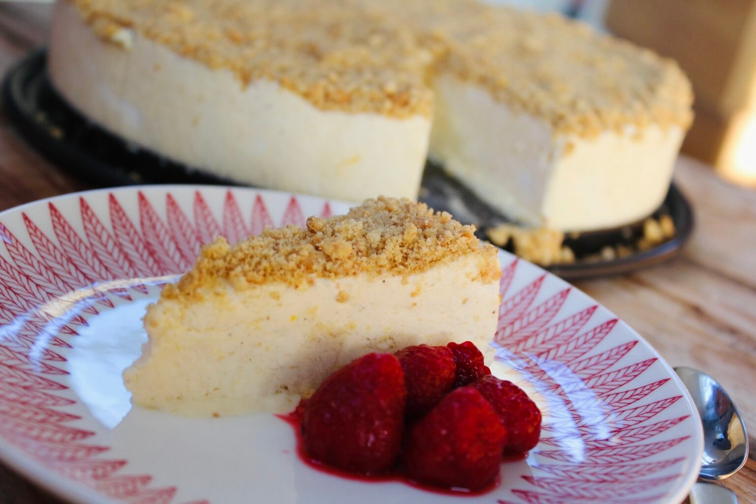 Frozen cheesecake