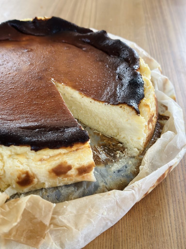 Baskisk bränd cheesecake
