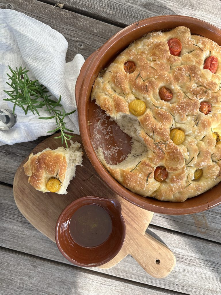 Kalljäst focaccia