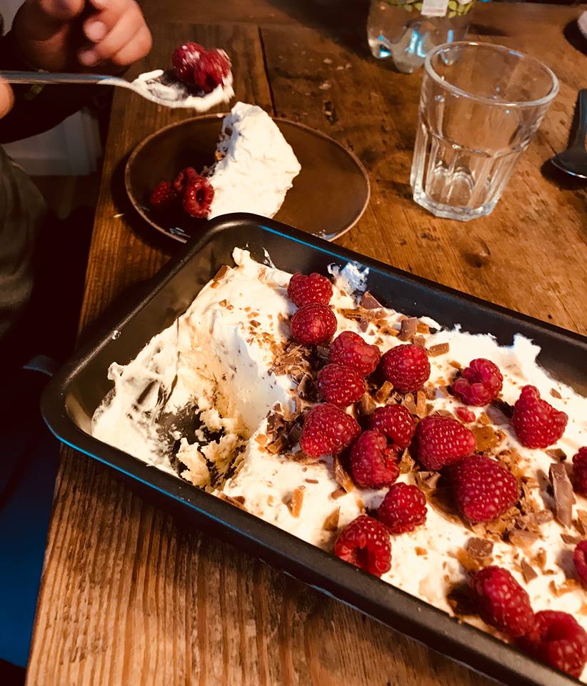 Semifreddo med daim