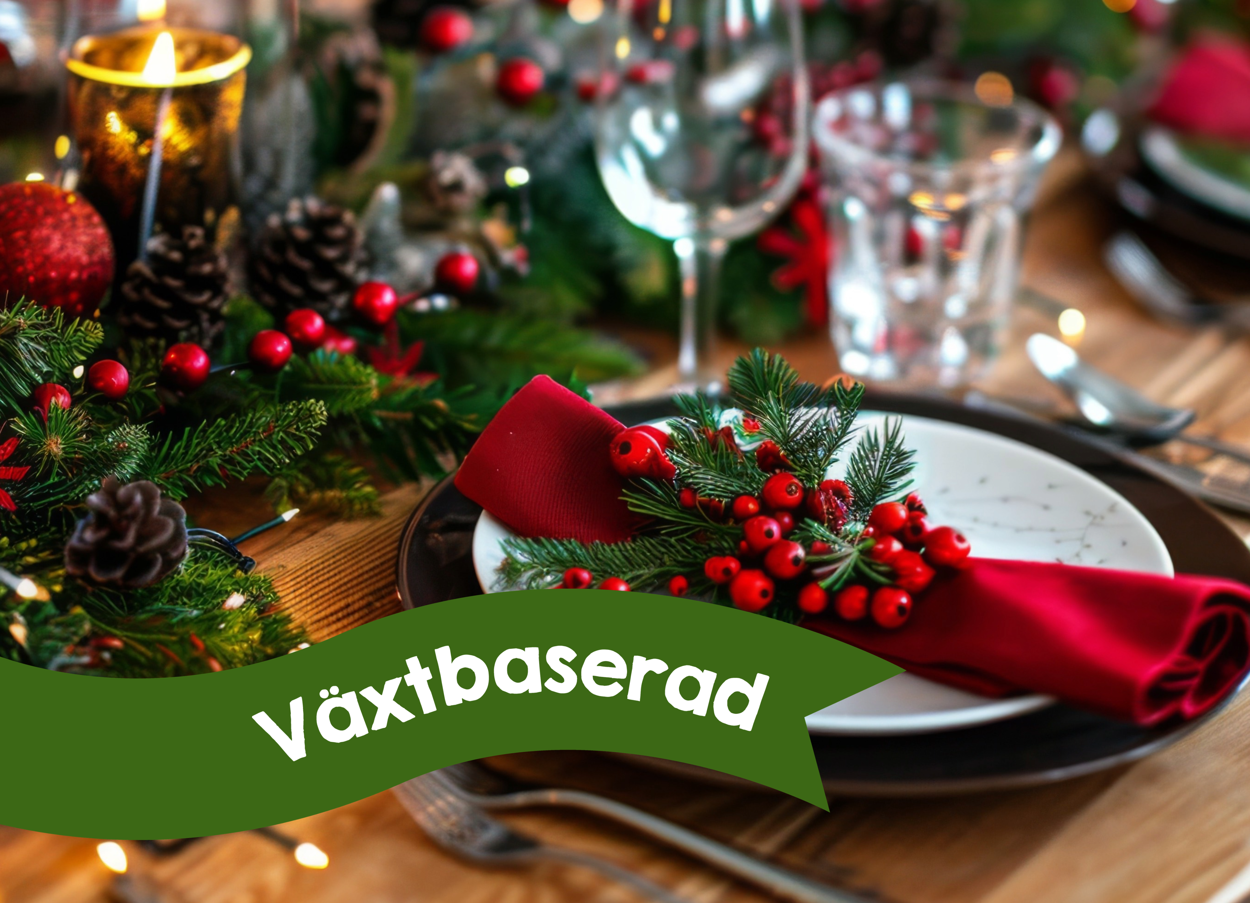 Jultallrik växtbaserad