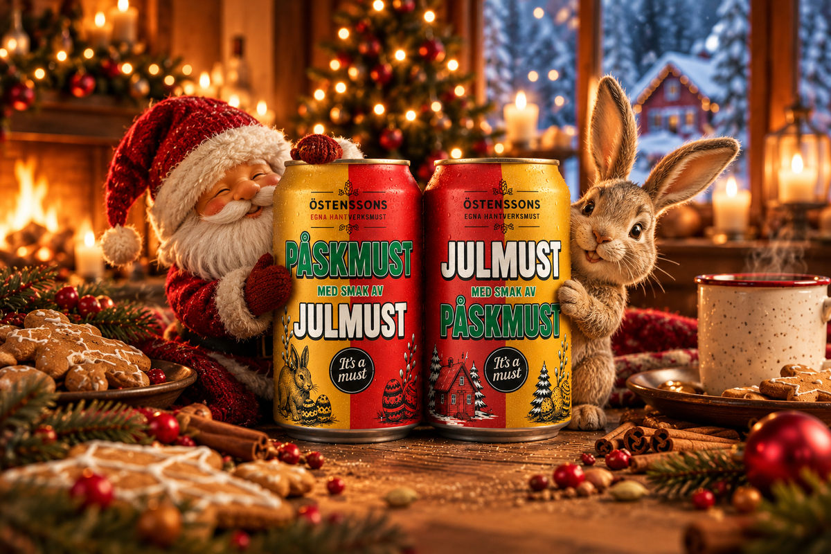 Julmust med smak av påskmust